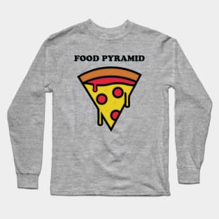 Food Pyramid Long Sleeve T-Shirt